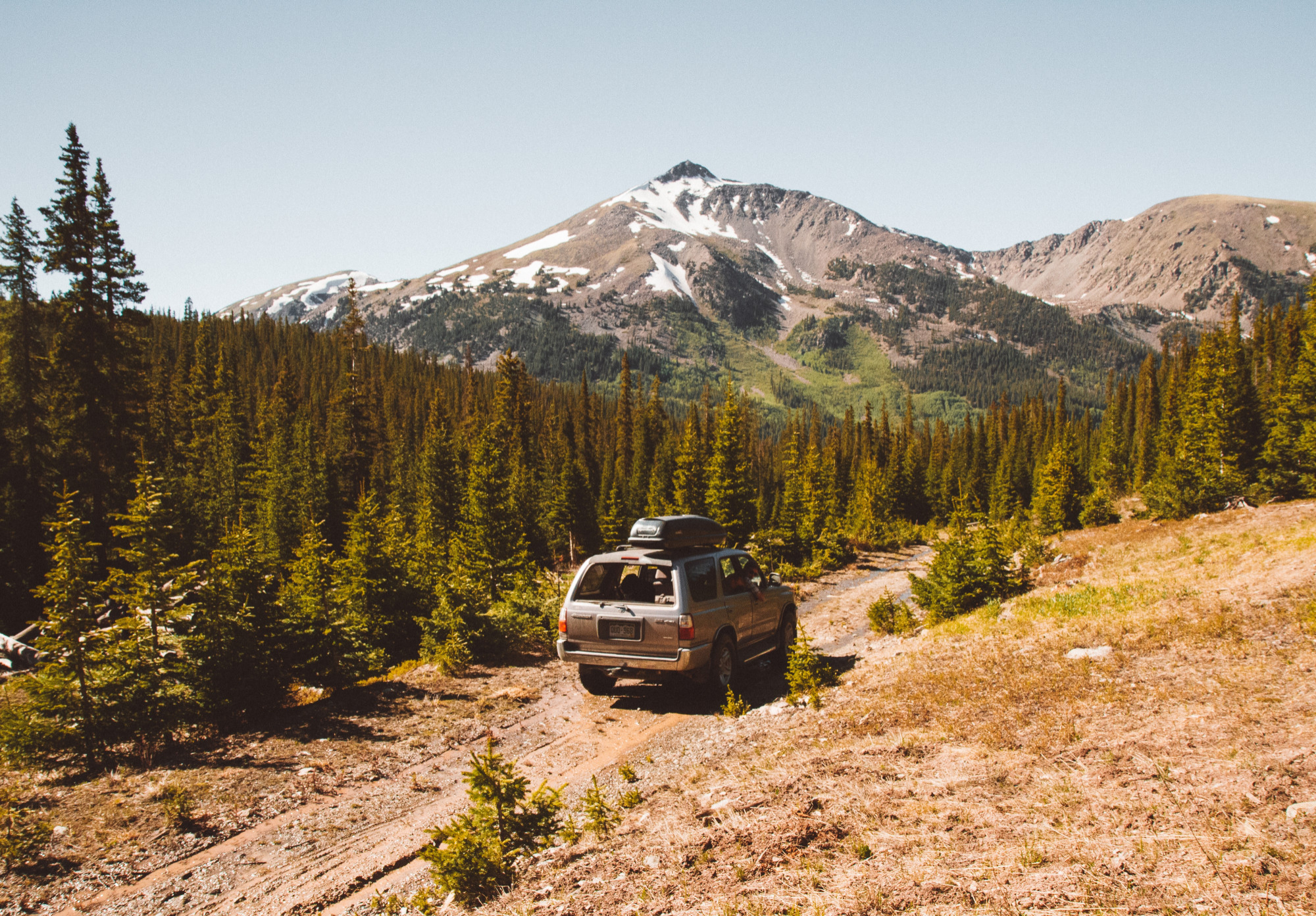 Driving in a remote location with off road tyres